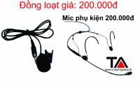 Mic trợ giảng đeo tai phụ kiện cho máy trợ giảng - Loa trợ giảng - thiết bị trợ giảng (micro chuyên dụng cho MC,giáo viên,hướng dẫn viên..)