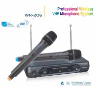 BOSE WR-206 bộ 2 micro không dây hát karaoke, cho loa trợ giảng, amply, hội trợ, bảo tàng, trong bệnh viện bác sĩ